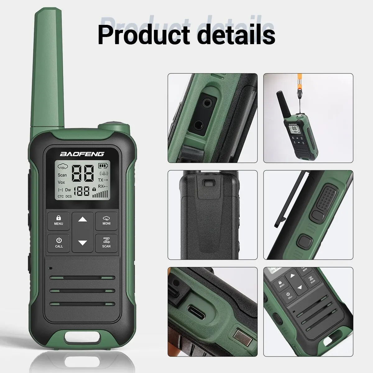 Baofeng F22 Mini Walkie Talkie Set