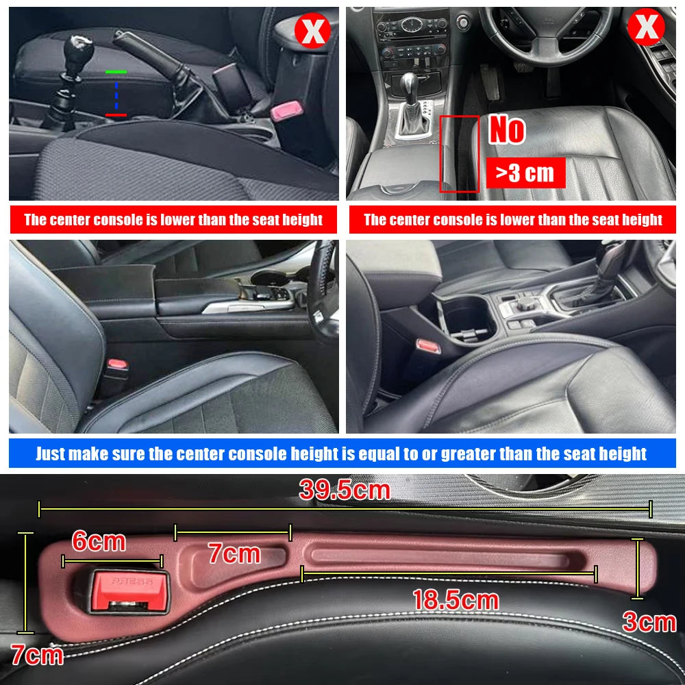 Universal Car Seat Gap Filler Strip