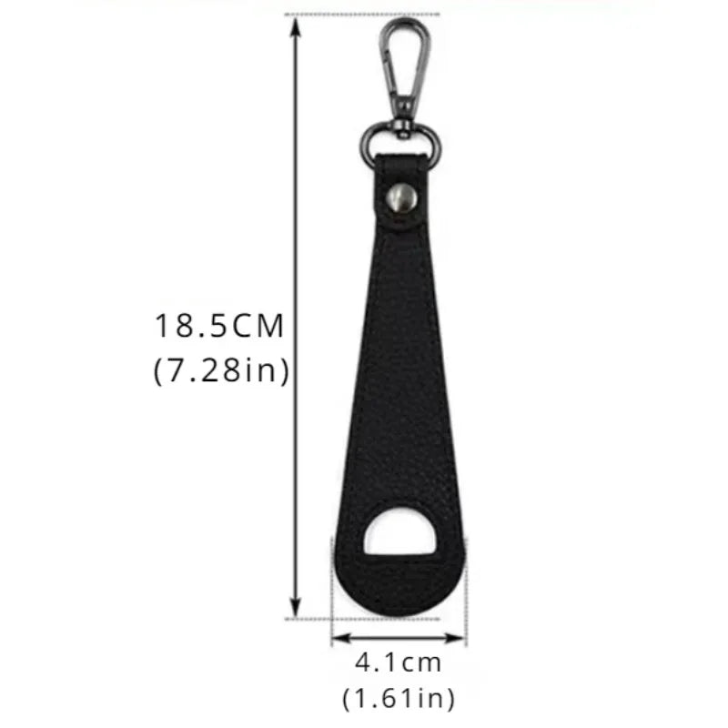 Leather Travel Hat Clip Strap Buckle