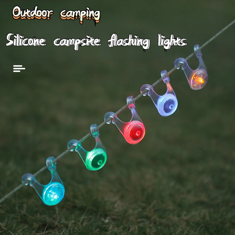 10pcs Waterproof LED Camping Rope Lights