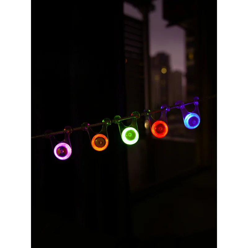 10pcs Waterproof LED Camping Rope Lights