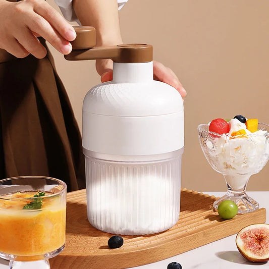Mini Hand Operated Shaved Ice Crusher