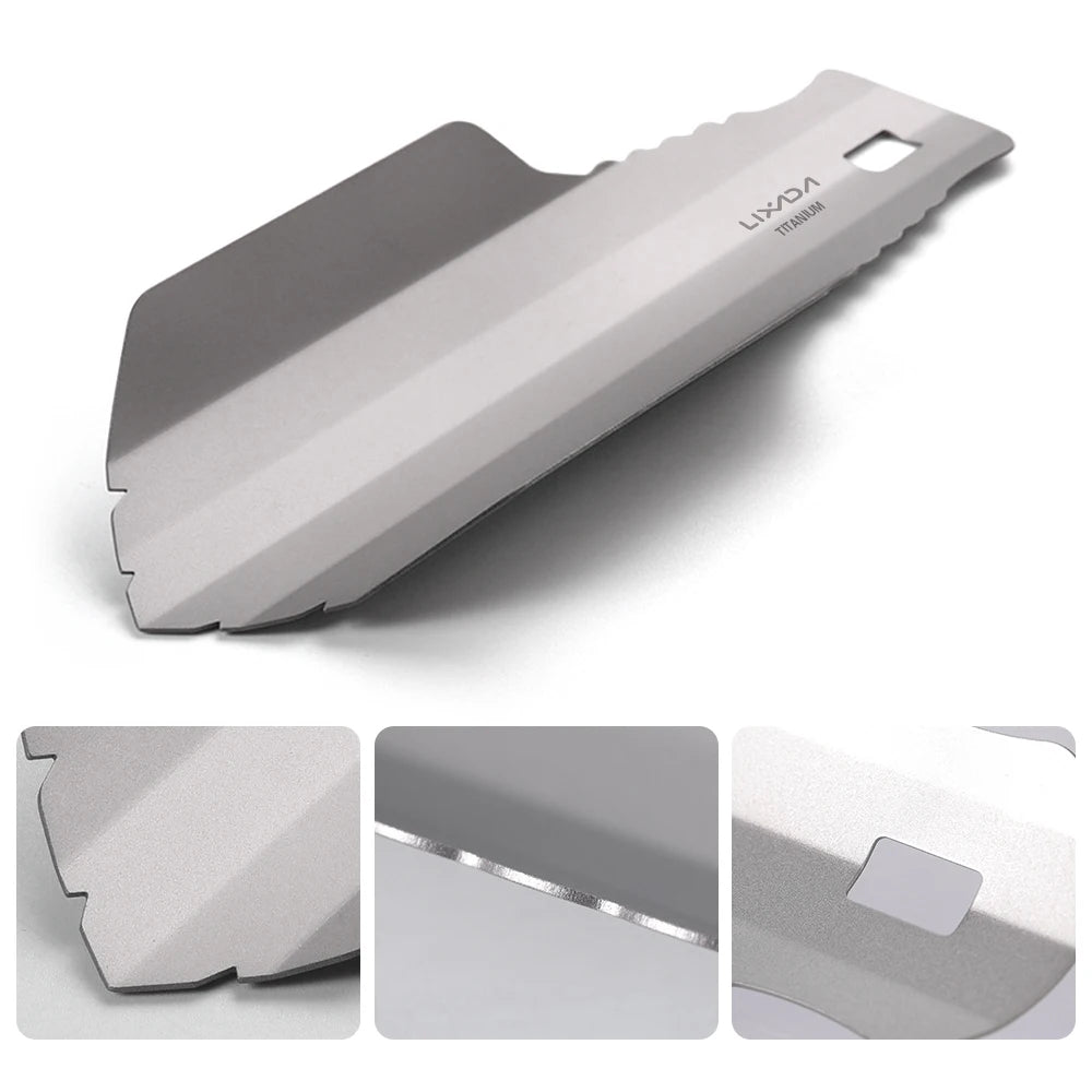 Lixada Titanium Ultralight Camping Shovel