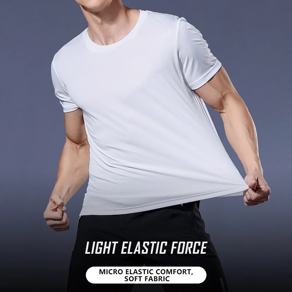 Men’s Quick-Dry Gym Workout T-Shirt