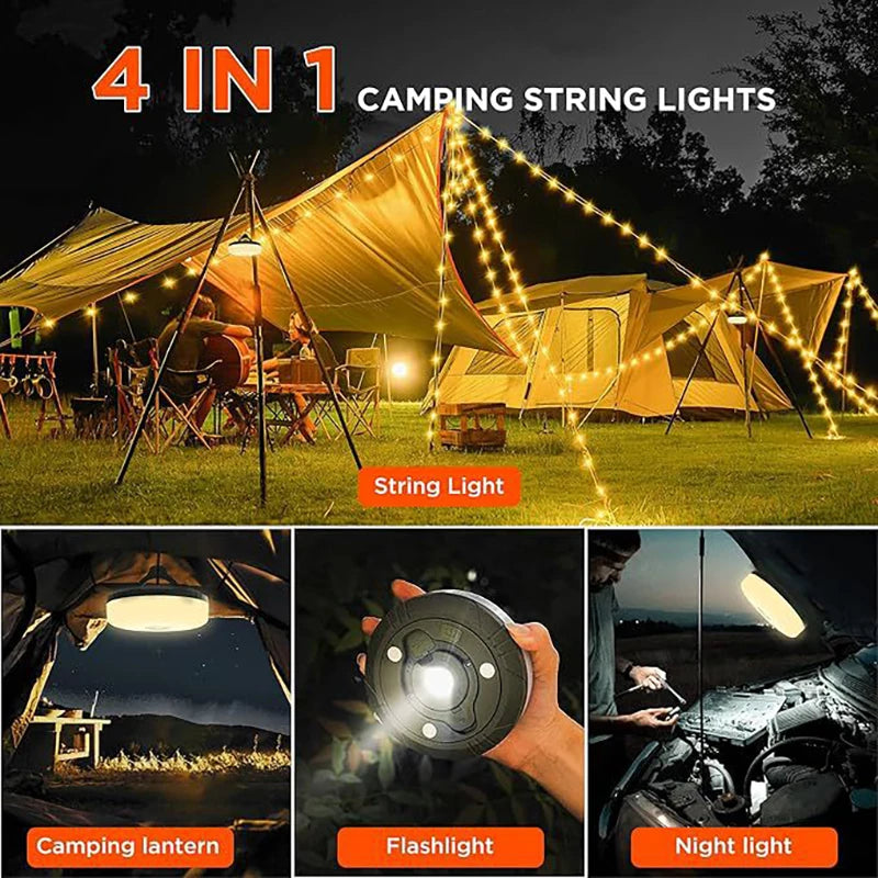 4-in-1 Waterproof LED Camping Strip