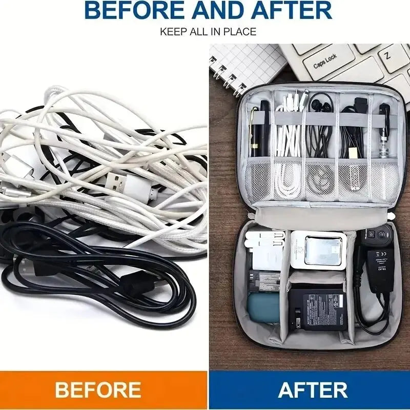 Waterproof Travel Cable Storage Organizer
