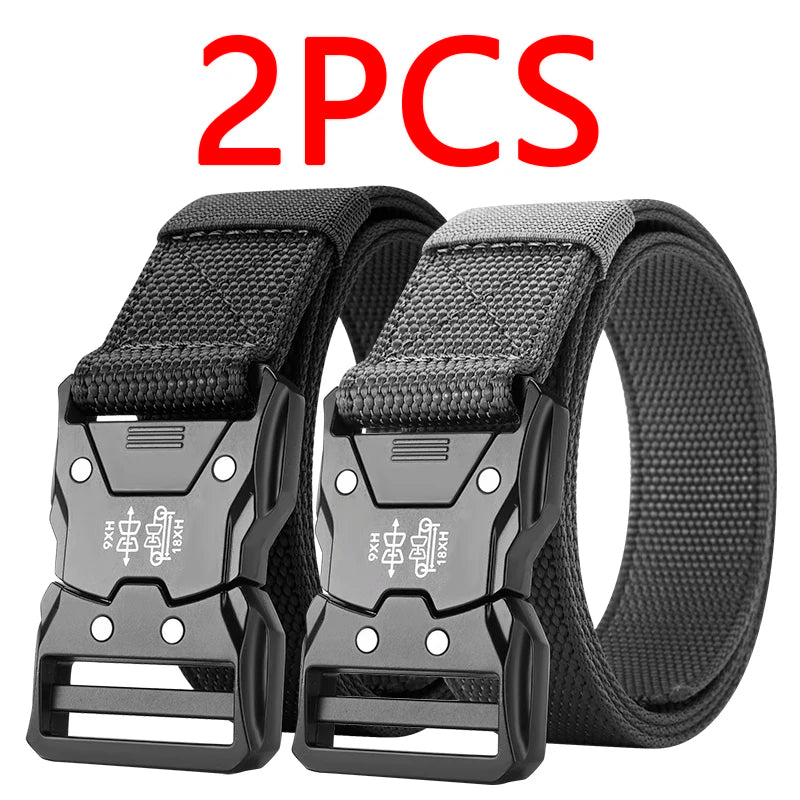 Unisex Tactical Belt with Auto Buckle