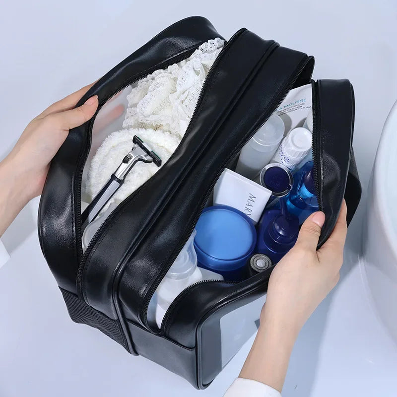Transparent PU Travel Makeup Bag