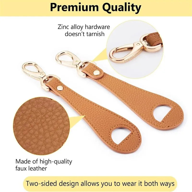 Leather Travel Hat Clip Strap Buckle