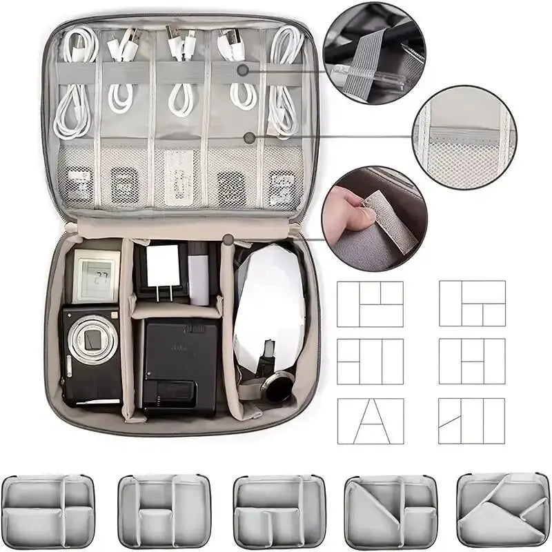 Waterproof Travel Cable Storage Organizer