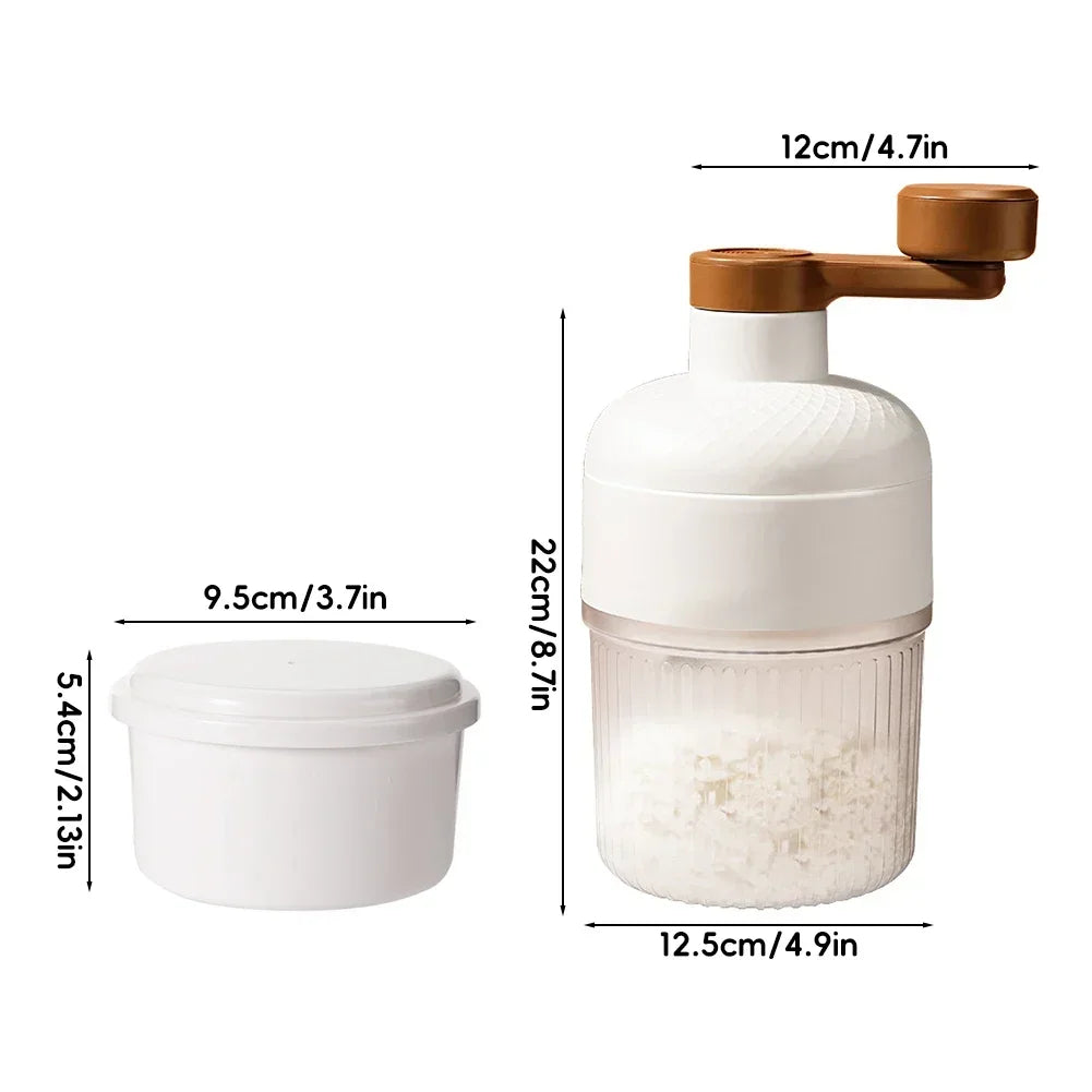Mini Hand Operated Shaved Ice Crusher