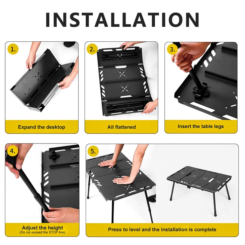 WESTTUNE Folding Tactical Camping Table