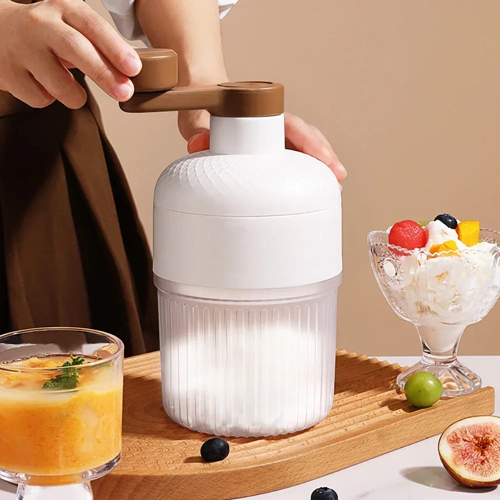 Mini Hand Operated Shaved Ice Crusher