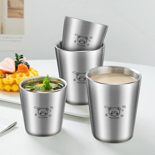 WORTHBUY Stainless Steel Kid Milk Cup