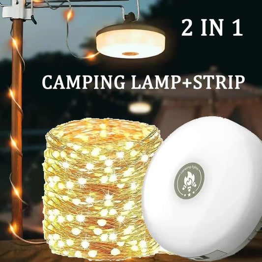 4-in-1 Waterproof LED Camping Strip