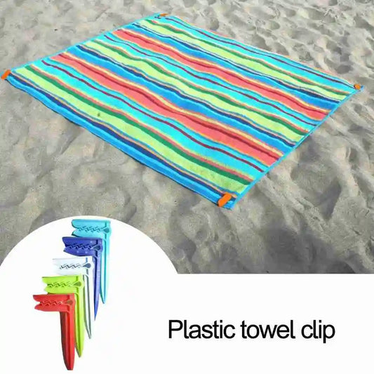 10PCS Beach Towel and Mat Clips