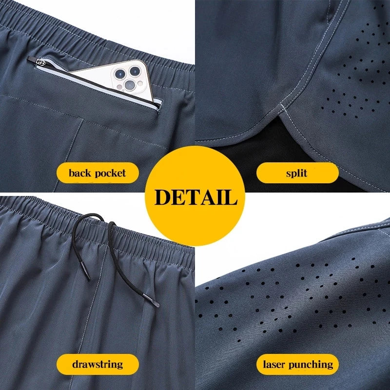 Men’s Quick-Dry Running Workout Shorts