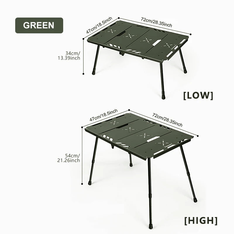 WESTTUNE Folding Tactical Camping Table