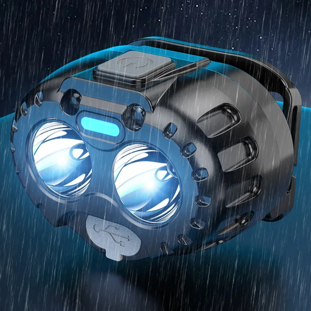 Powerful LED Headlamp IPX4 Waterproof  500mAh