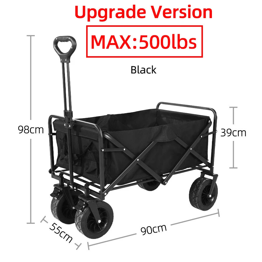 Folding Heavy Duty Beach Utility Wagon