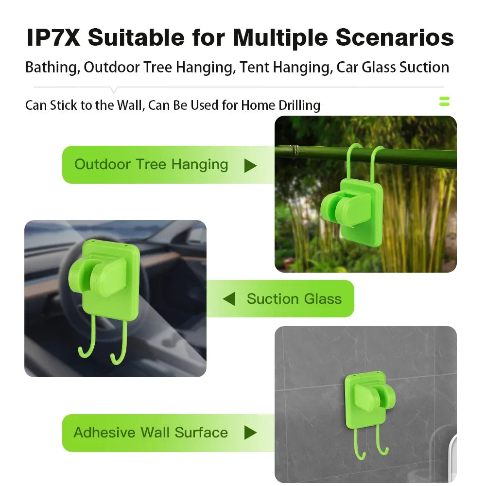 Rechargeable Digital Camping Shower Kit