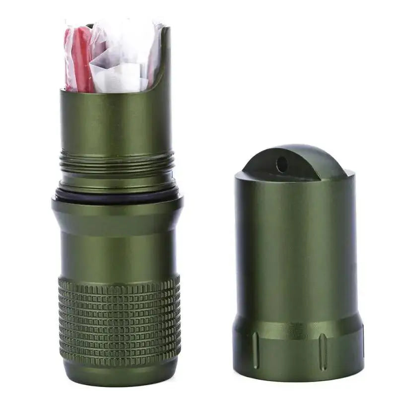 EDC Waterproof Survival Capsule Container