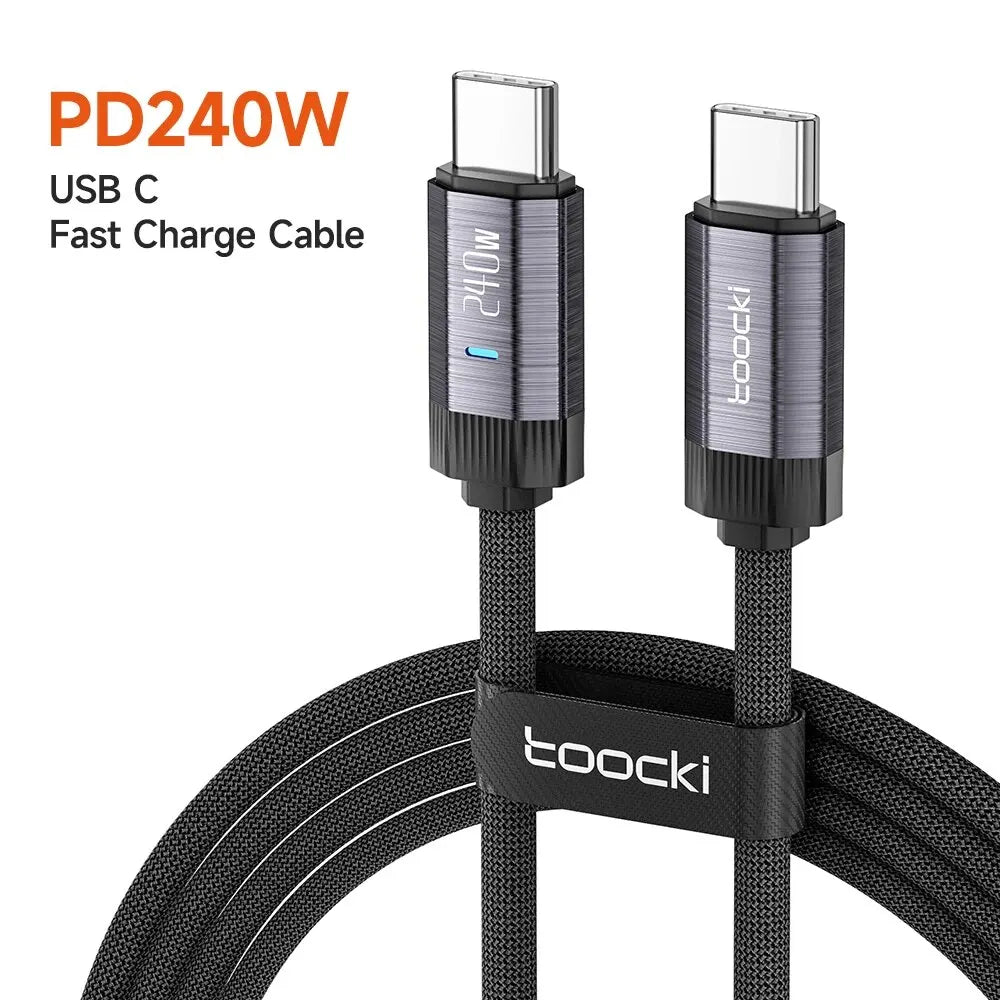 Toocki 240W USB-C Fast Charger Cable