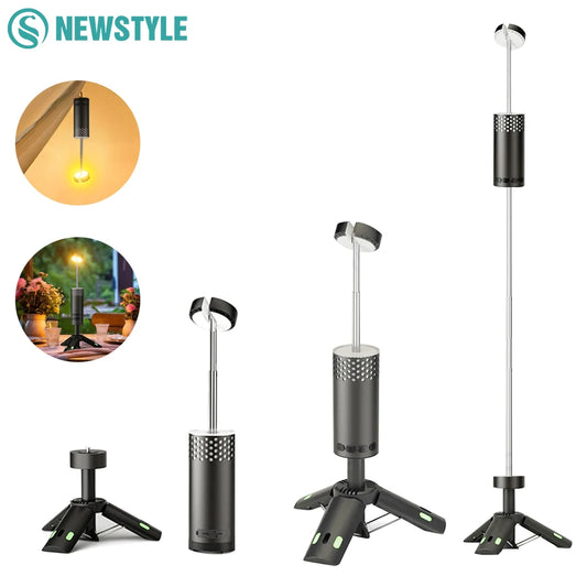 Set of adjustable outdoor lights with 'Newstyle' branding on a white background