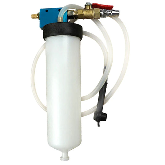 Mechanical fluid抽取器 with hoses and connectors on a white background