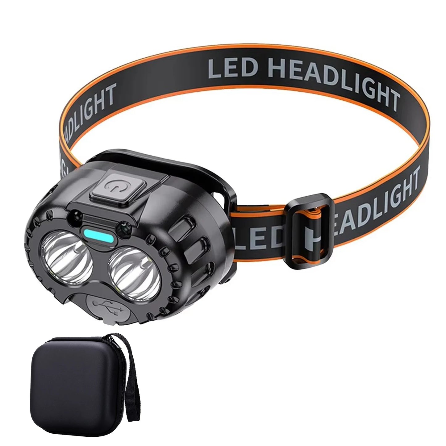Powerful LED Headlamp IPX4 Waterproof  500mAh
