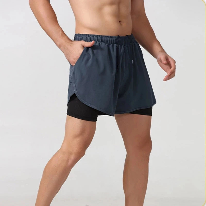 Men’s Quick-Dry Running Workout Shorts