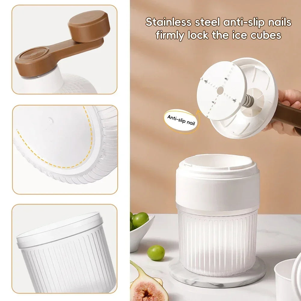 Mini Hand Operated Shaved Ice Crusher