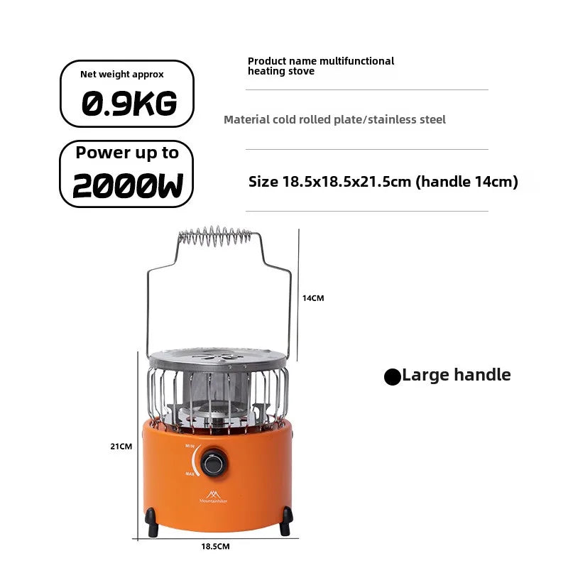 2-in-1 Camping Stove and Heater