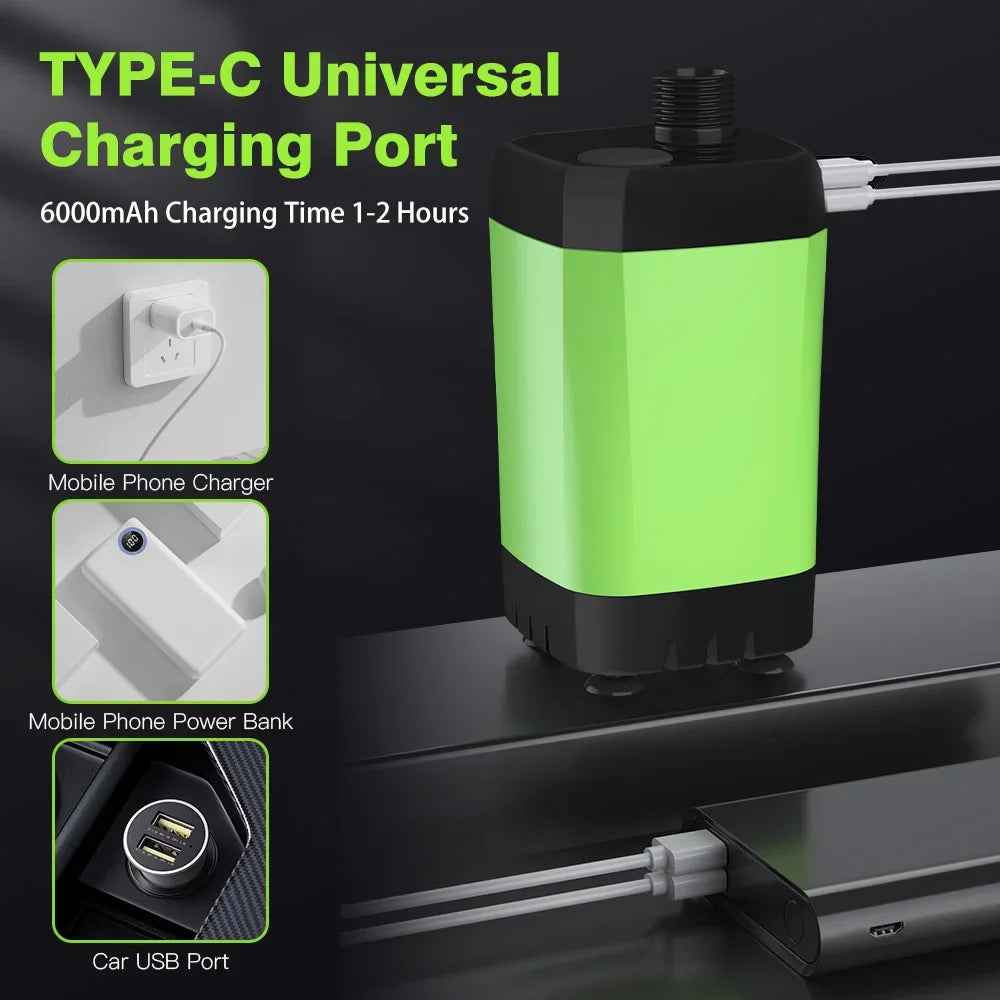 Rechargeable Digital Camping Shower Kit