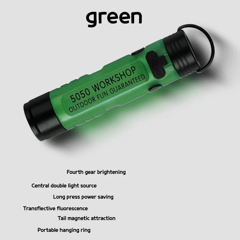 Gopeak Pocket Rechargeable Mini Flashlight