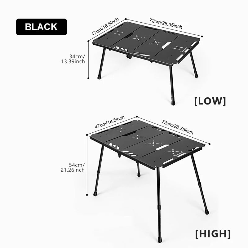 WESTTUNE Folding Tactical Camping Table