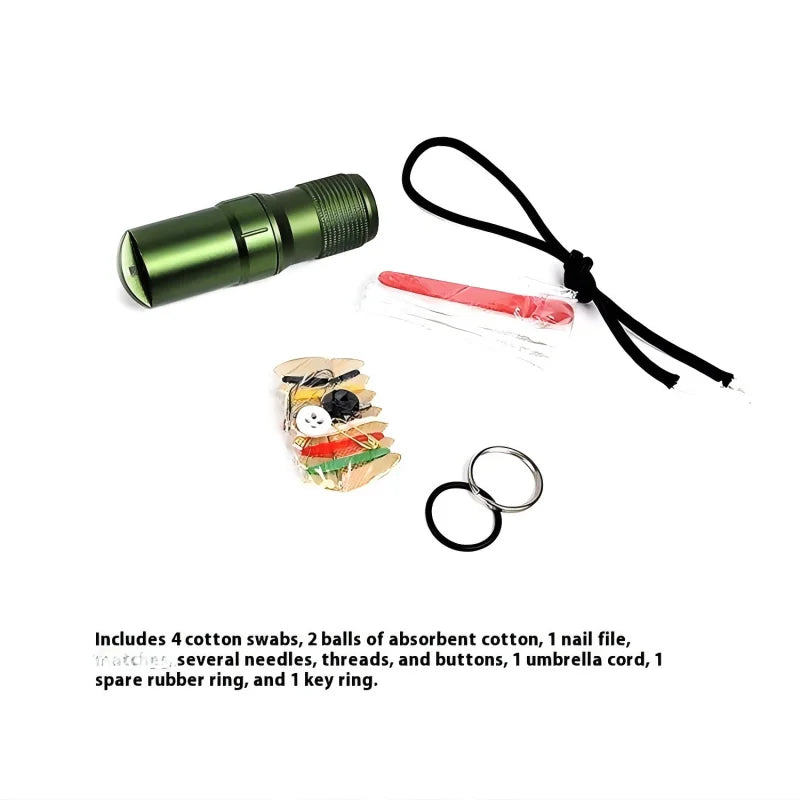 EDC Waterproof Survival Capsule Container