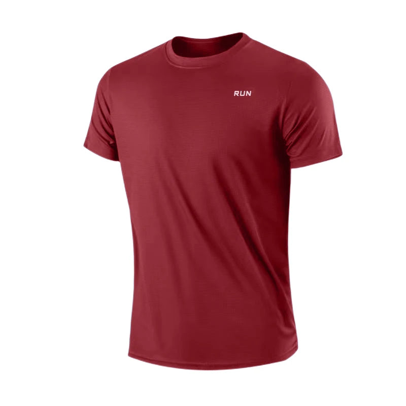 Men’s Quick-Dry Gym Workout T-Shirt