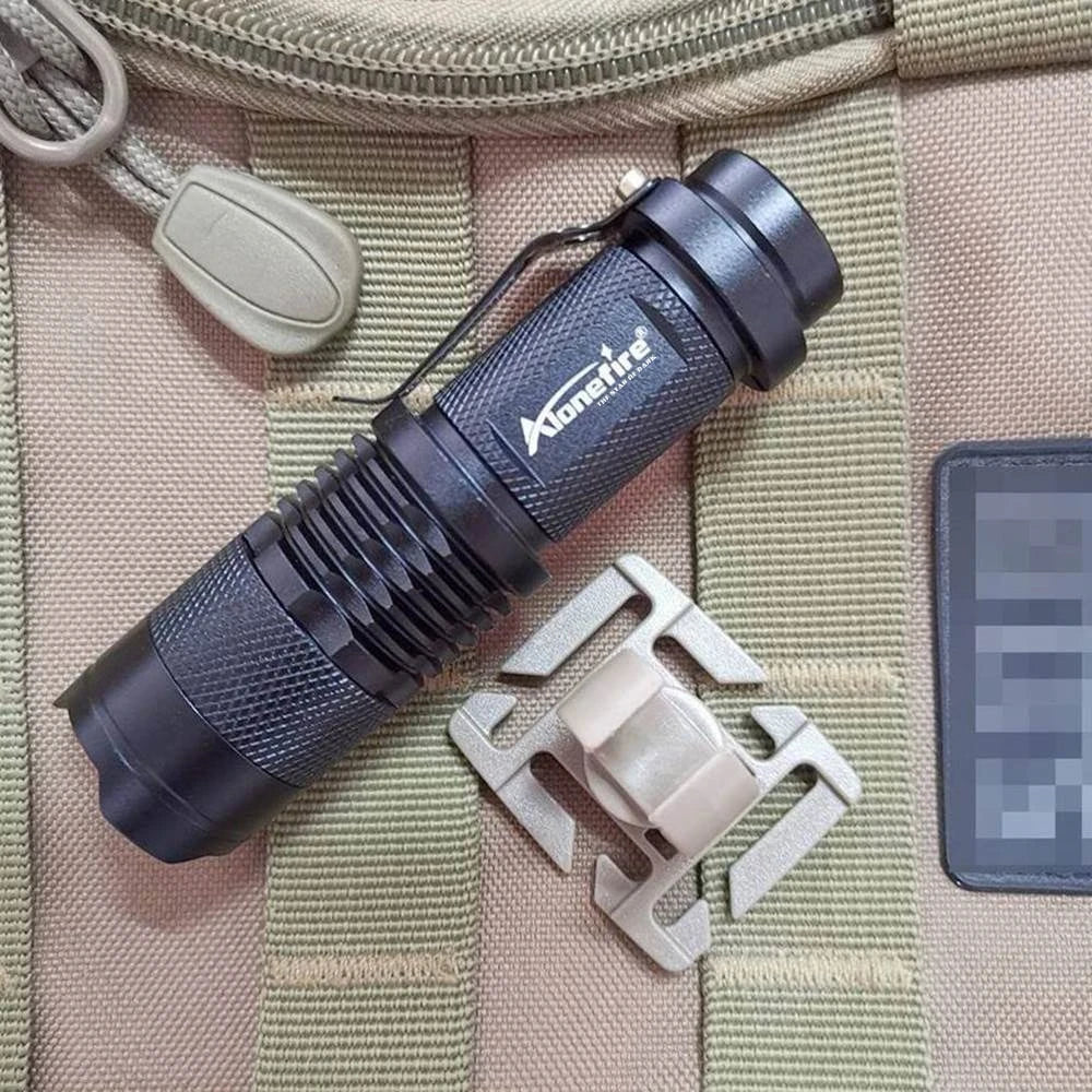 Swivel U Ring Flashlight Holder Clamp