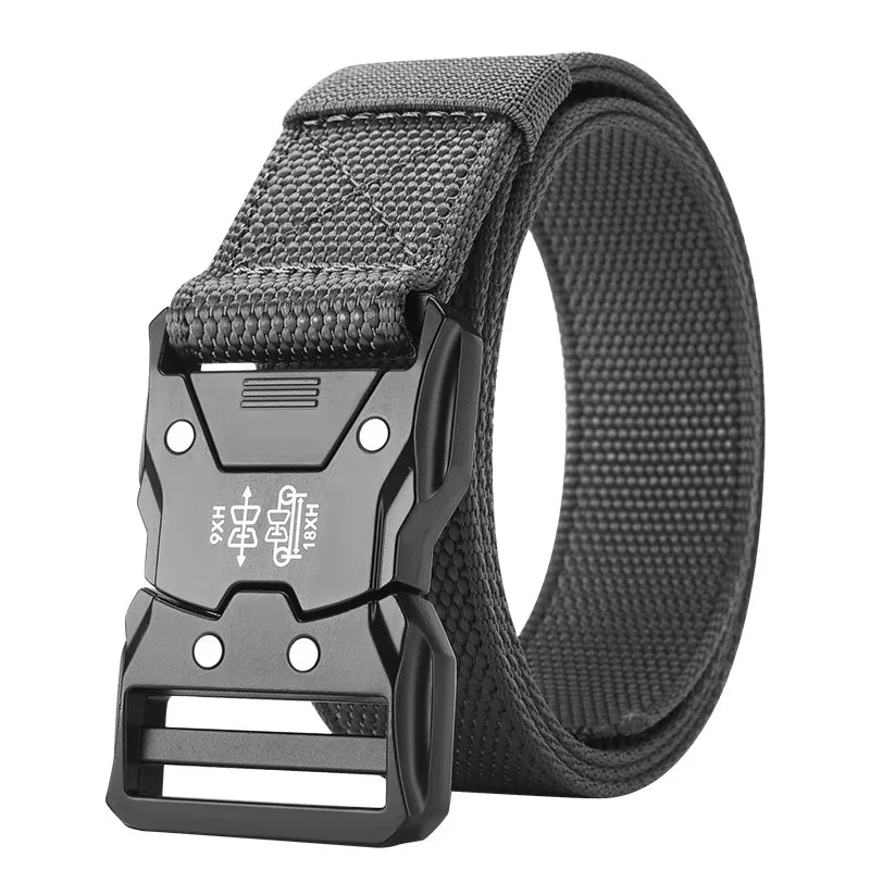 Unisex Tactical Belt with Auto Buckle