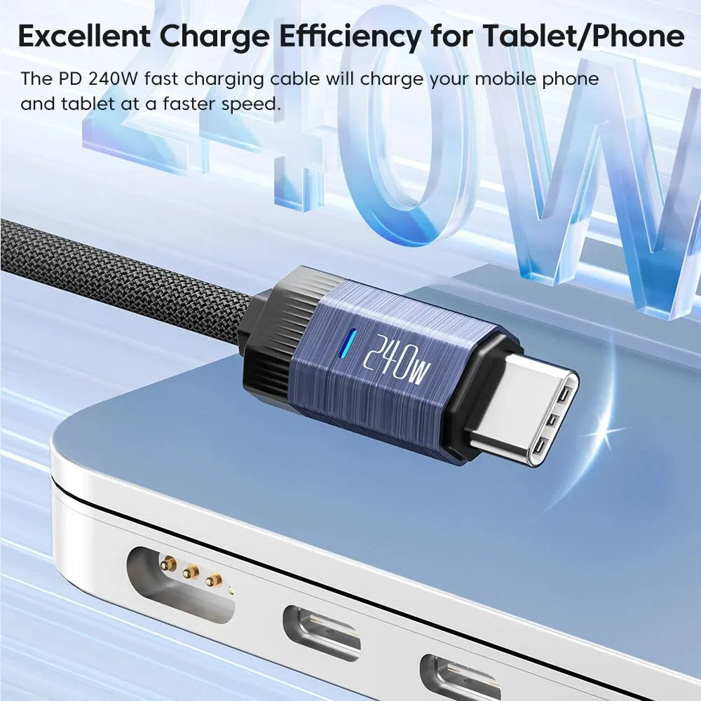 Toocki 240W USB-C Fast Charger Cable