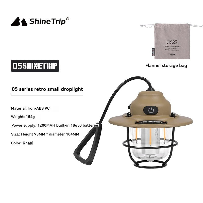 ShineTrip Retro USB Camping Lamp