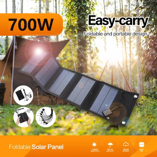 700W Foldable USB Solar Panel Charger