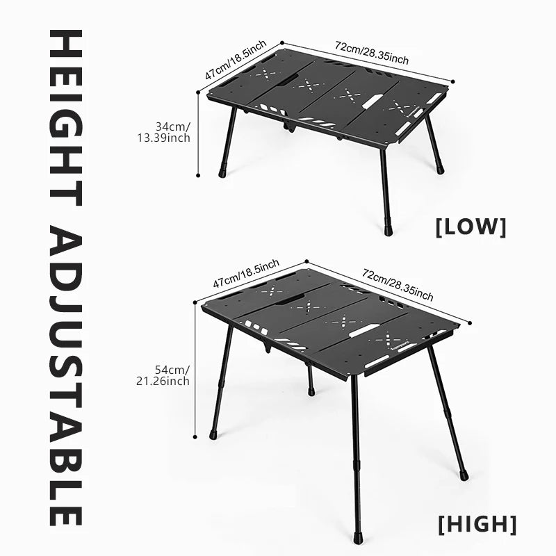 WESTTUNE Folding Tactical Camping Table