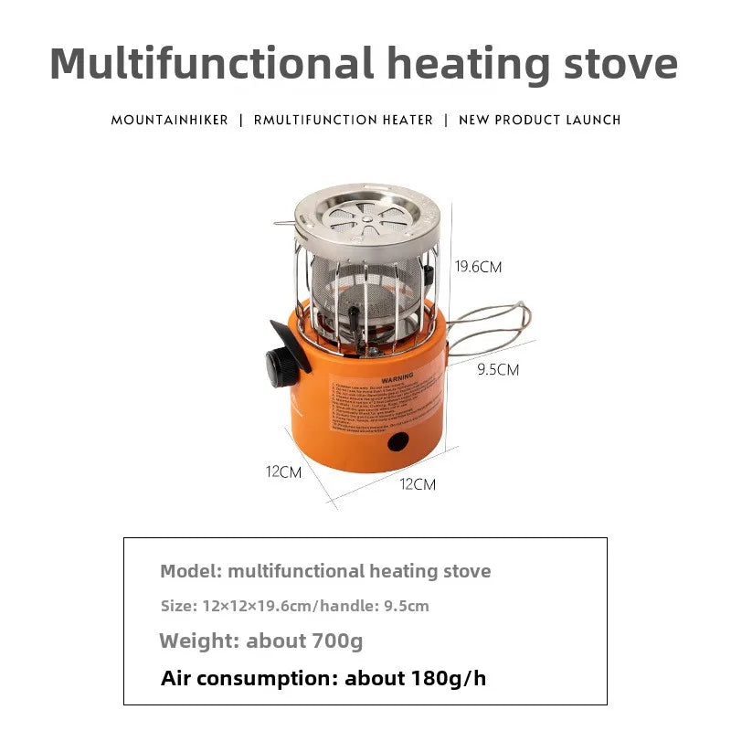 2-in-1 Camping Stove and Heater