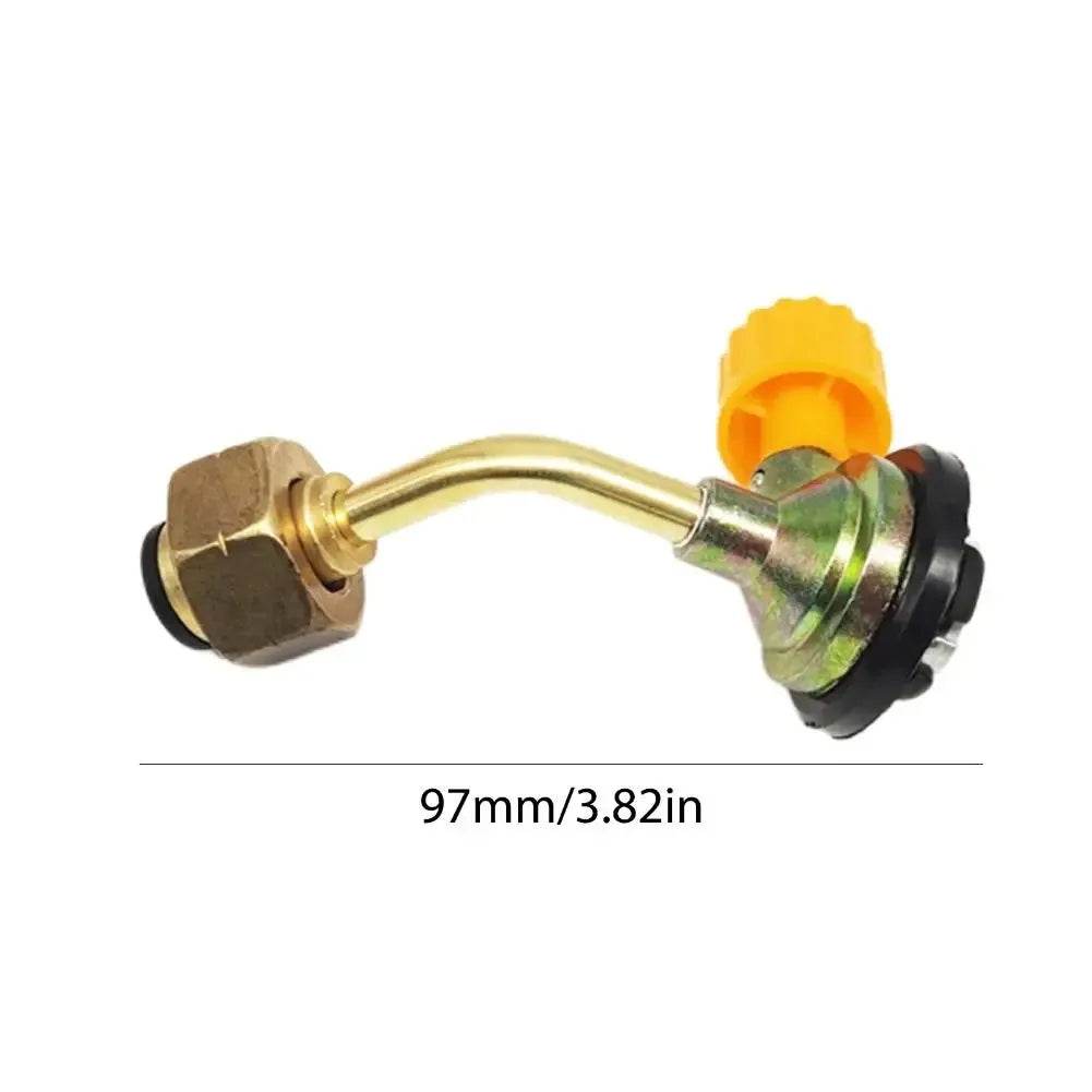 Gas Refill Valve Hose Adapter Tube