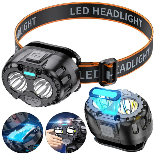 Powerful LED Headlamp IPX4 Waterproof  500mAh