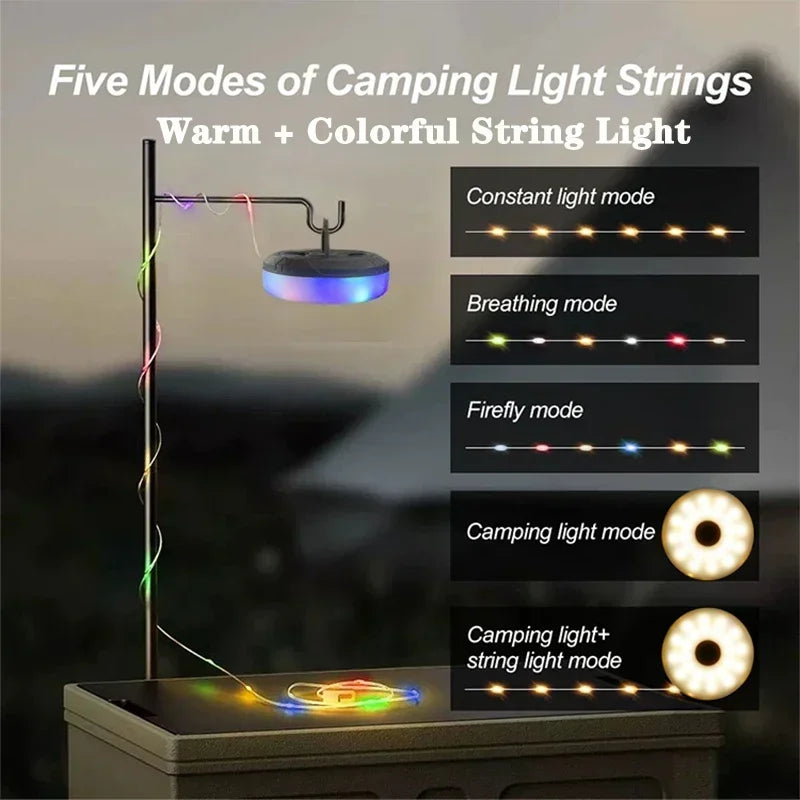 4-in-1 Waterproof LED Camping Strip